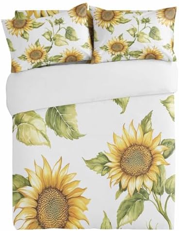 3 Piece Summer Garden Floral Duvet Cover Set 1
