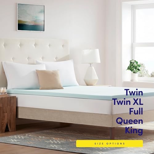 Sweet Home Collection Twin Gel Memory Foam Mattress Toppers