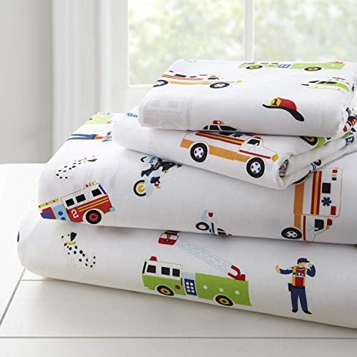 Wildkin Twin Sheet Set - Soft Microfiber Heroes Pattern 1