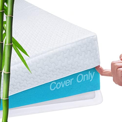 Coldwind 3 Inch Mattress Topper Cover Full Cooling Rayon Zippered Encasement
