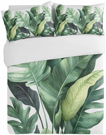 Alandar Home 3 Piece Tropical Bedding Set
