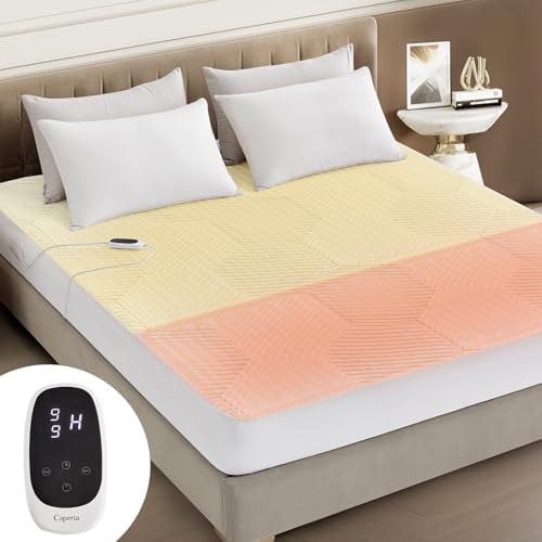 Caperia Multizone Heated Mattress Pad 9 Heat Settings