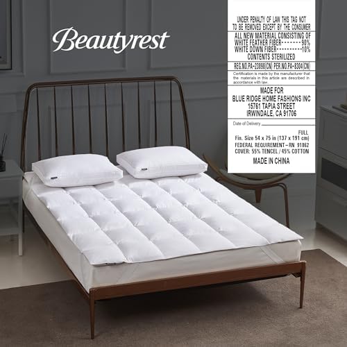 Beautyrest Mattress Topper with Elastic Anchor Bands 1