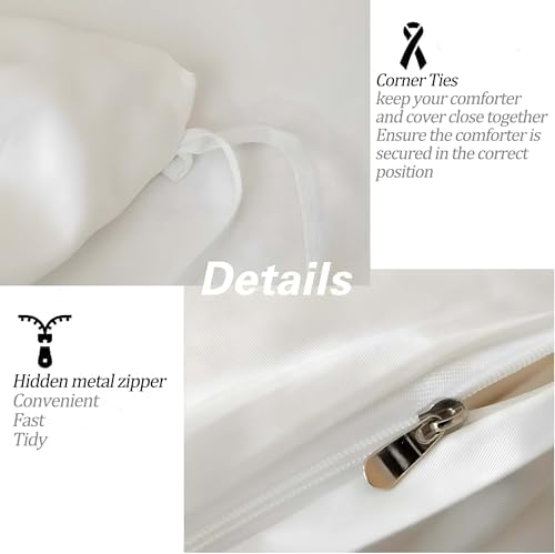 3-Piece Poppy Flower Duvet Cover Set for Kids Boys
