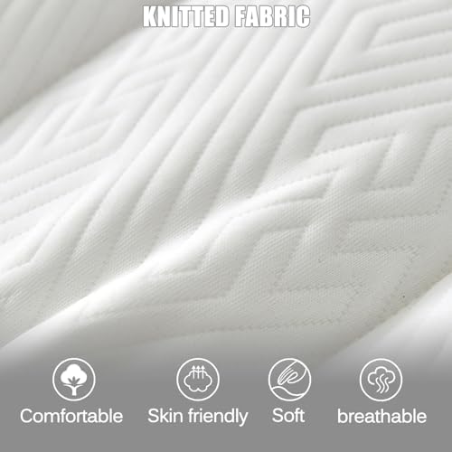 LDLCYCN Thick 5cm Massage Table Mattress Topper Without Face Hole