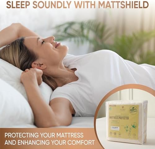Deluxe Waterproof Organic Mattress Protector Full Size