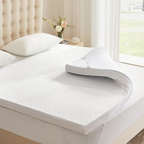 Eiayeebil 3 Inch Memory Foam Mattress Topper Queen