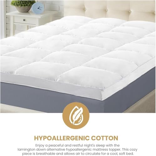 Superior 2 Inch Hotel-Quality Mattress Topper Queen Size