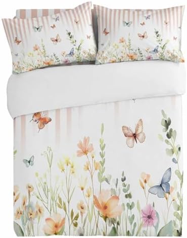 Alandar Home Duvet Cover Set Pastoral Floral