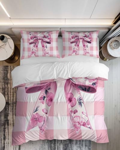 ZOE GARDEN Spring Bow Flower Bed Duvet Cover Set 1