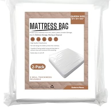Ecoterra Home 2-Pack Queen Mattress Bags 61 x 104 x 15