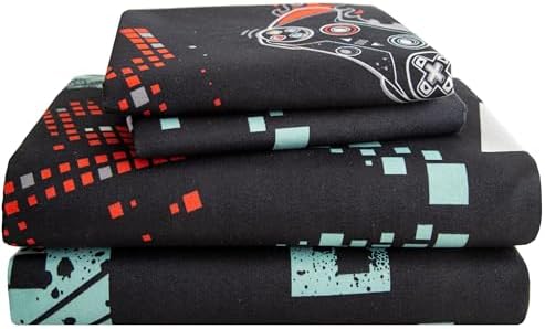 SDY 4PCS Game Sheet Set Queen Size Kids Bedding
