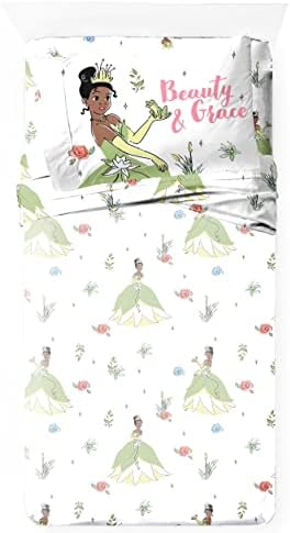 Jay Franco Disney Princess and Frog Twin Sheet Set - 3 Piece