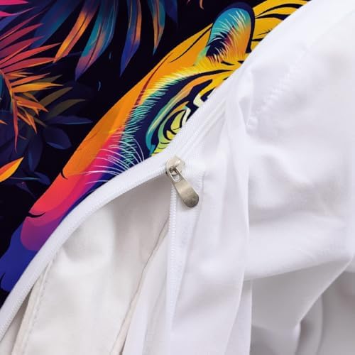 GIPNIAU 3D Print Duvet Cover Set with Zipper California King 1