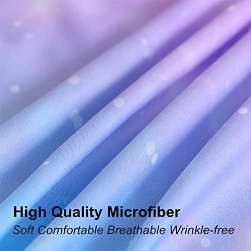 Rainbow Microfiber Sheet Set for Kids Teens 4 Piece