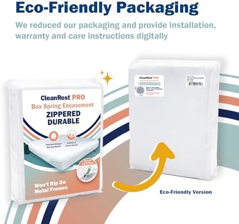 CleanRest PRO Box Spring Encasement - Queen Size 1