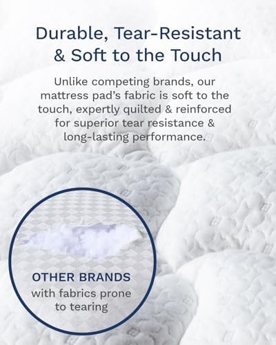 ViscoSoft Pillow Top Mattress Topper - 18 Deep Viscose Bamboo Support