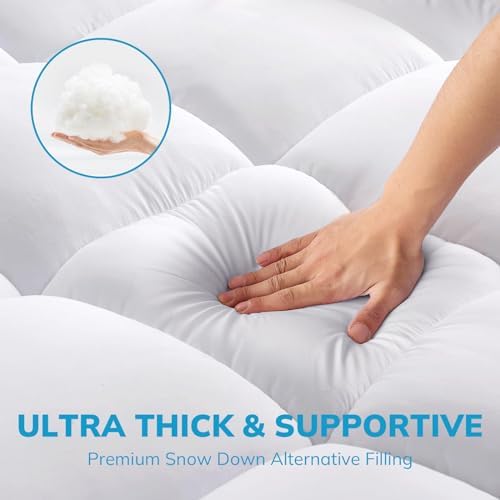 wOod-it TwinXL Mattress Topper - Cooling Breathable 900gsm Down Alternative