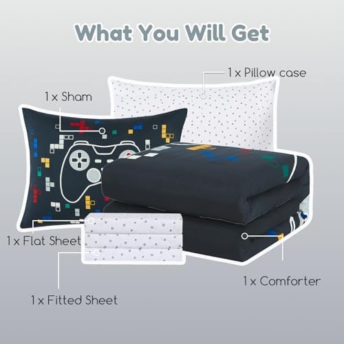 Wink Deer Glow in The Dark Twin Comforter Set