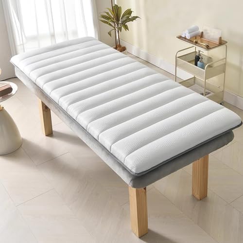 LDLCYCN Thick 5cm Massage Table Mattress Topper Without Face Hole