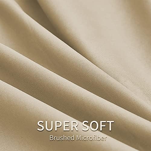 EaseHome Beige Twin Sheet Set for Boys and Teens