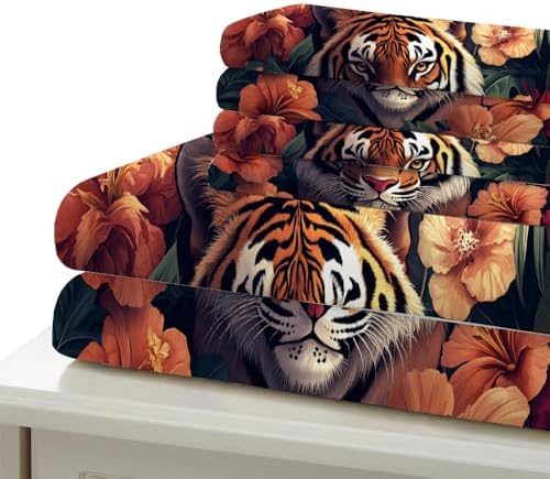 GIPNIAU 3D Print Duvet Cover Set with Zipper California King