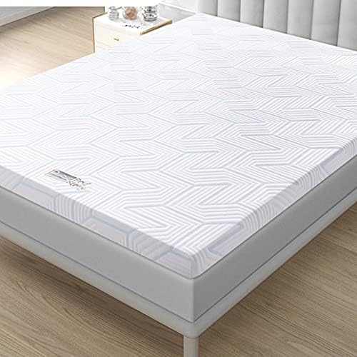 BedStory 4 Inch Gel Memory Foam Mattress Topper King