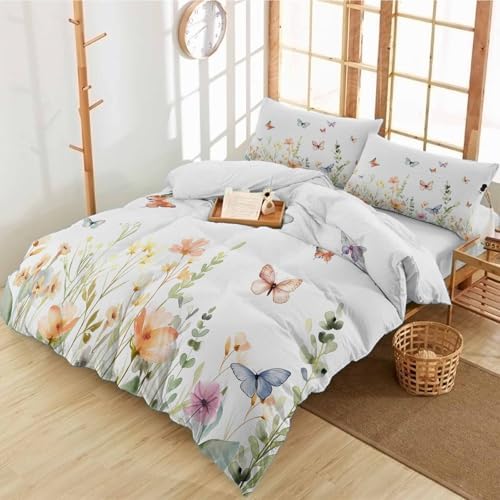 Alandar Home 3 Piece Duvet Cover Set with Pillow Shams