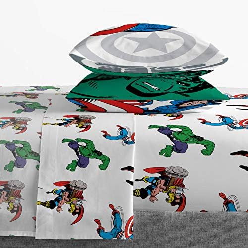 Jay Franco Marvel Avengers Full Sheet Set - 4 Pc Set