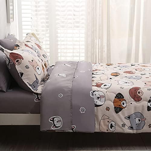 Gusuhome 7 Piece Kids Dog Bedding Set 1
