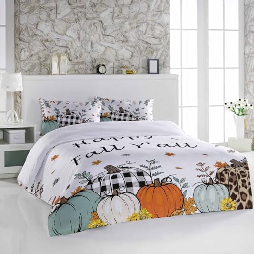 Alandar Home Duvet Cover Set Fall Thanksgiving