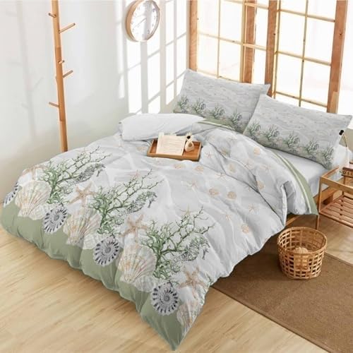 Alandar Home 3 Piece Bed Set with Duvet Cover and Pillow Shams