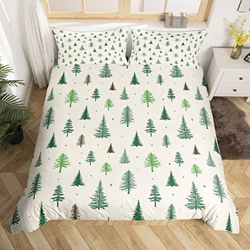 Castle Fairy Christmas Tree King Size Bedding Set 3pcs