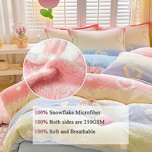 OranFran Rainbow Love Kids Duvet Cover Set