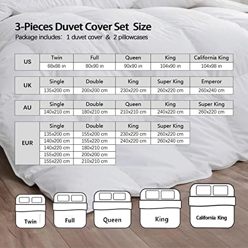 HOBBOY Kids Duvet Cover Set Balloon Girl Pattern