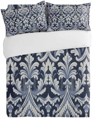 Alandar Home 3 Piece Bedding Set with Abstract Floral Pattern