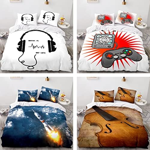 Custom Photo Duvet Cover Set with Zipper Closure