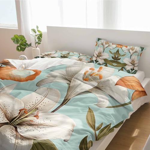 Alandar Home 3 Piece Bedding Set Retro Floral