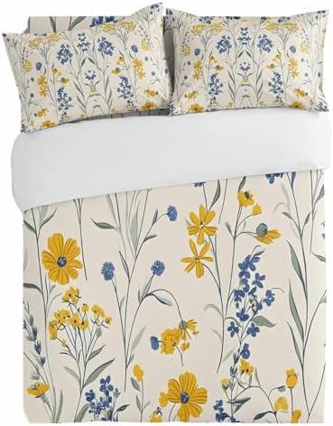 3 Piece Bedding Set with Duvet Cover and Pillow Shams 1