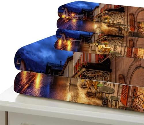 City Streets Duvet Cover Set 3 Piece Kids Bedding with Zipper