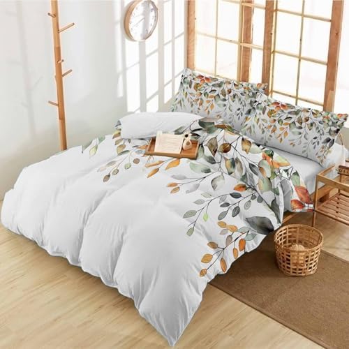 3 Piece Bedding Set with Duvet Cover and Pillowcases