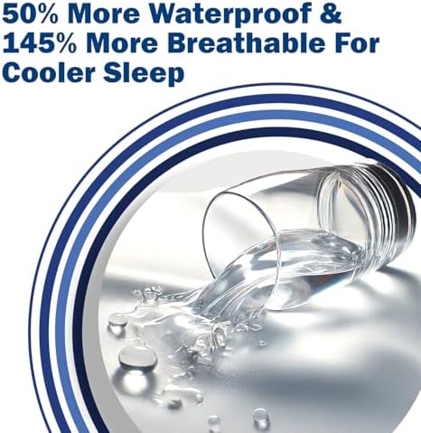 CleanRest Waterproof Mattress Protector with Allergen Barrier