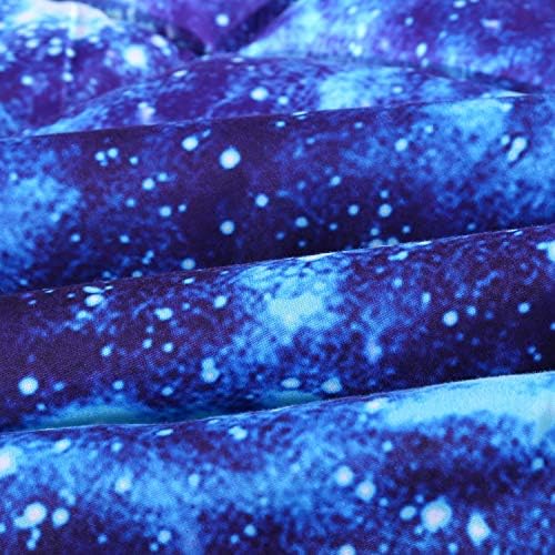 Wowelife Galaxy Bedding Set 5-Piece Full Size Blue