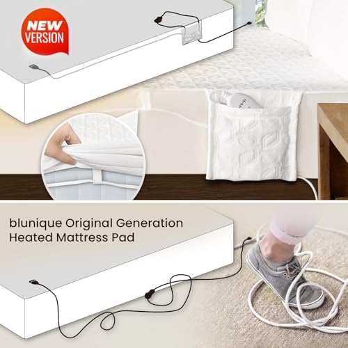 Electric Heated Mattress Pad King Size Dual Control Warmer
