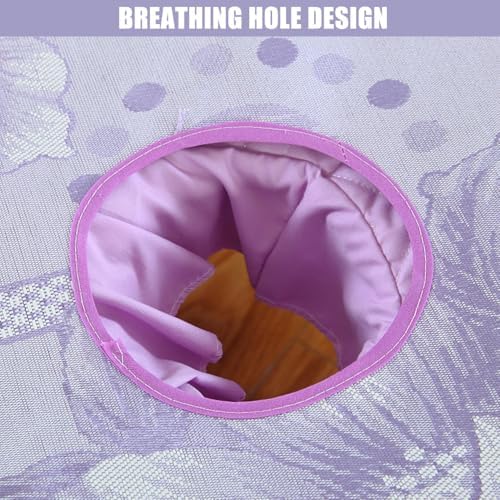 LDLCYCN Cooling Massage Mattress Pad with Face Hole