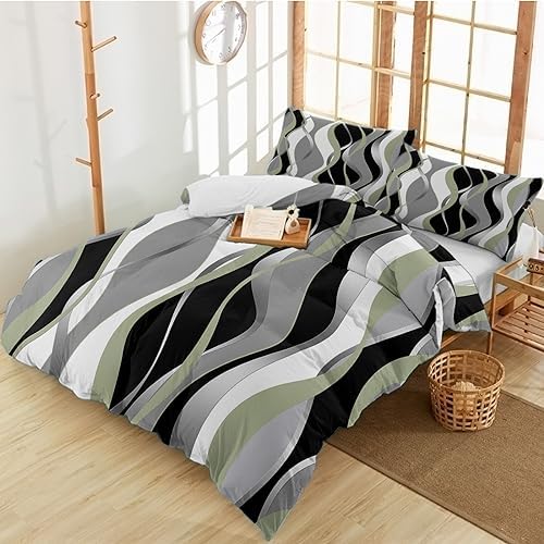 Alandar Home King 3 Piece Duvet Cover Set