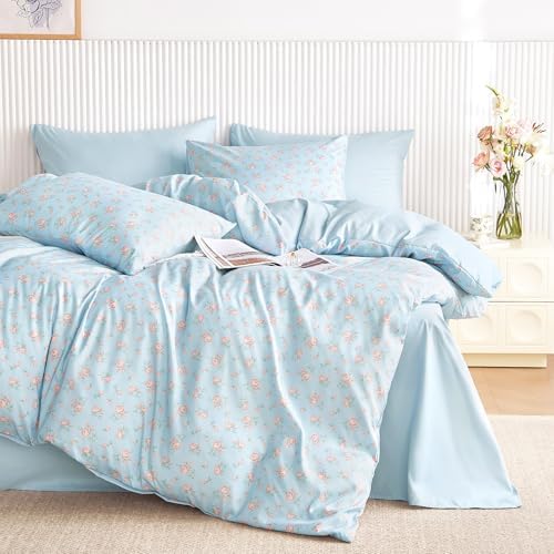 Wake In Cloud Floral Comforter Set Queen 3-Piece