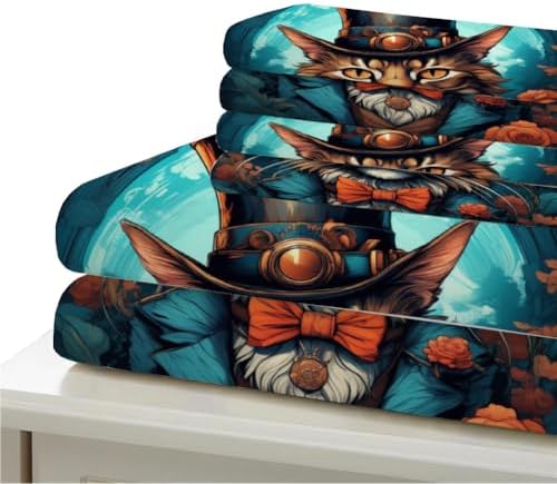 GIPNIAU 3D Print Duvet Cover Set with Zipper