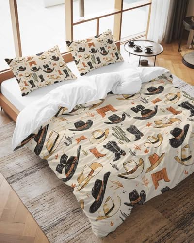 ZOE GARDEN Western Cowboy Duvet Cover Set