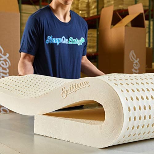 Pure Green Latex Mattress Topper - Firm - 3 Inch - King Size